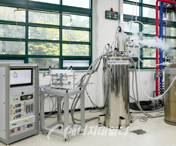 한국전기연구원이 개발한 액체수소 생산 및 장기 저장 냉각기