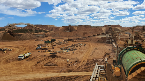 호주 니켈 광산 모습