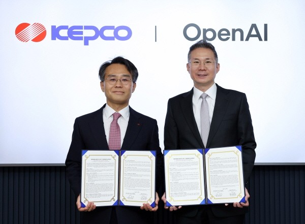 한전, ‘Open AI’와 에너지 산업 AI 전환 힘 모은다